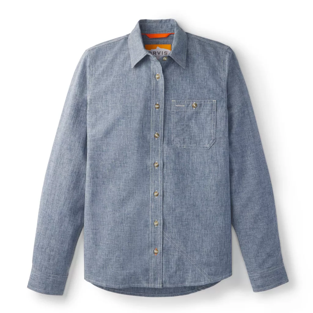 Women’s Tech Chambray Long-Sleeve Work Shirt