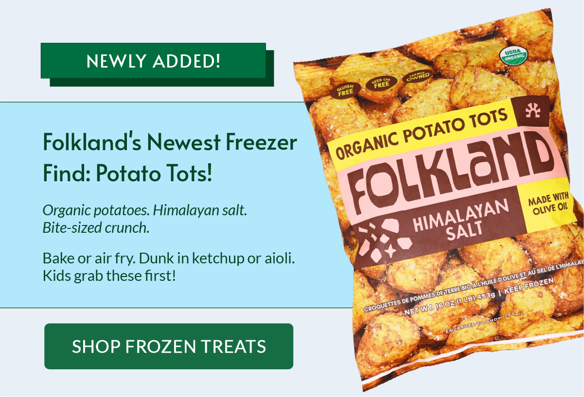 PRODUCT BANNER / FOLKLAND FRIES AND OTHER FROZEN SNACKS