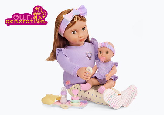 Our Generation Doll Sister Tory & Baby Riley