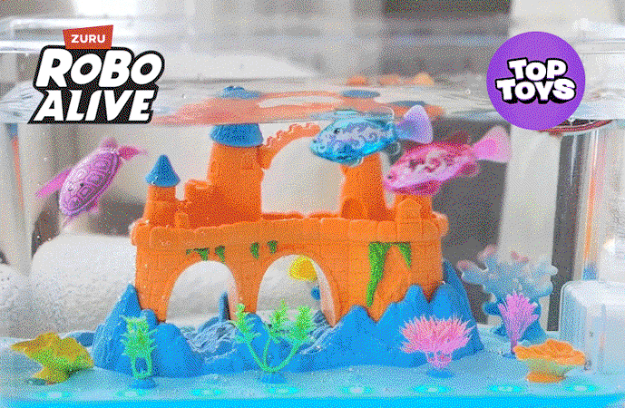 Robo Alive by ZURU Mega Aquarium Set