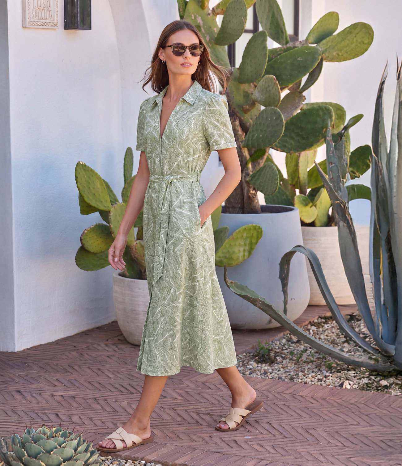Pure Linen Shirt Dress