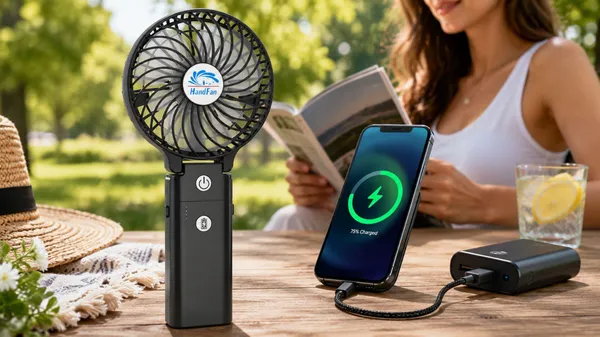 Ce ventilateur portable rechargeable vous suit partout