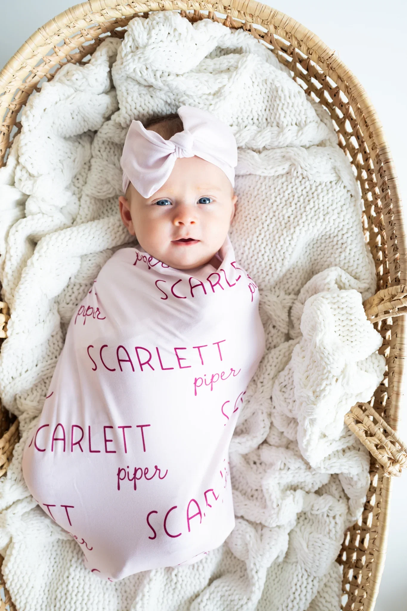 Image of Personalized Baby Swaddle - Create Your Own Set