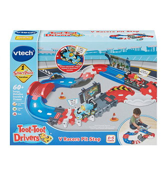 VTech Toot-Toot Drivers V Racers Pit Stop Playset