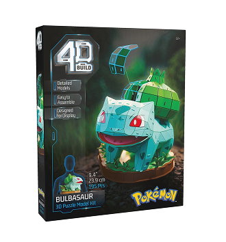 Pokemon Bulbasaur 3D Puzzle Model Kit Puzzle from 4D Build