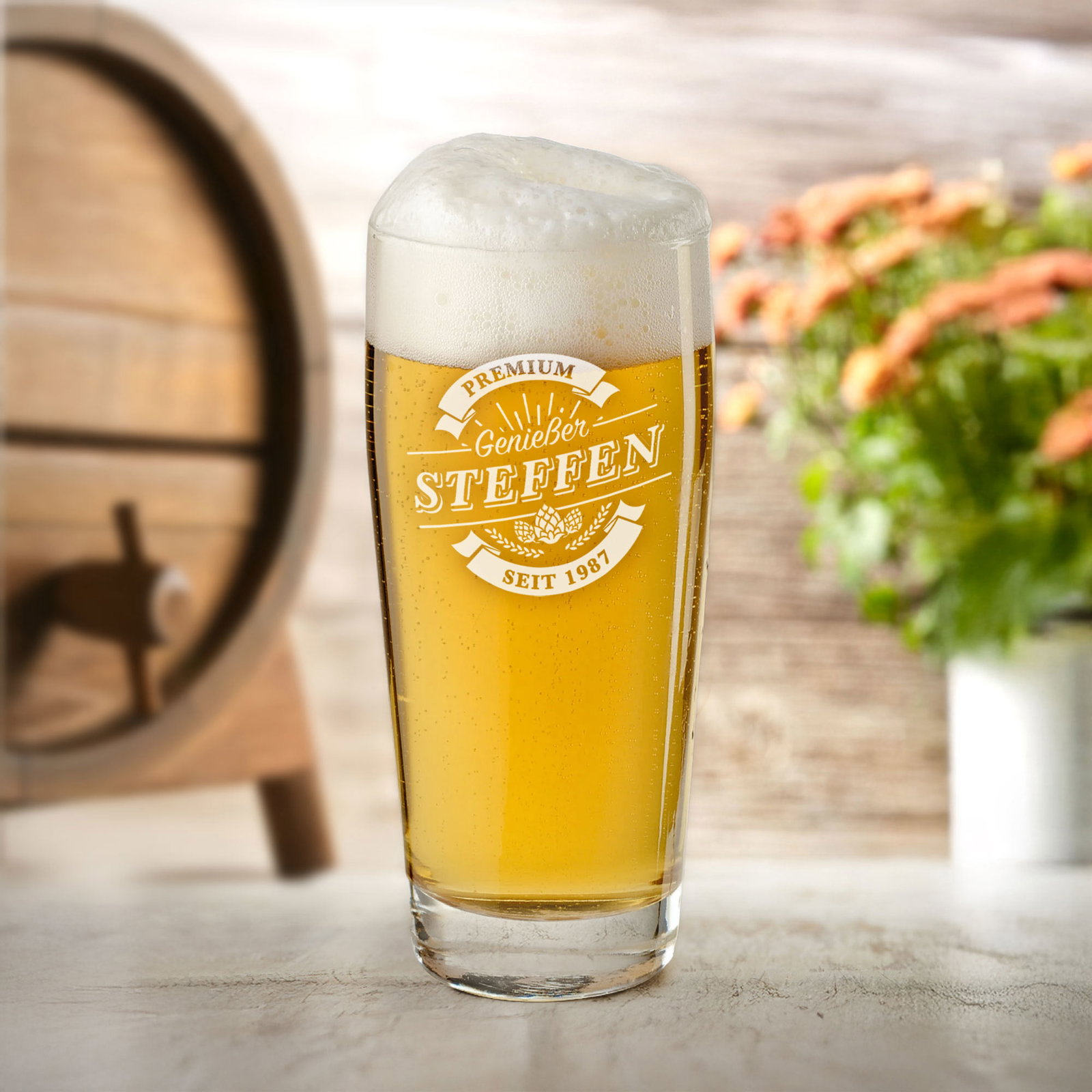 Image of Willibecher mit Gravur Premium Genießer - Bierglas