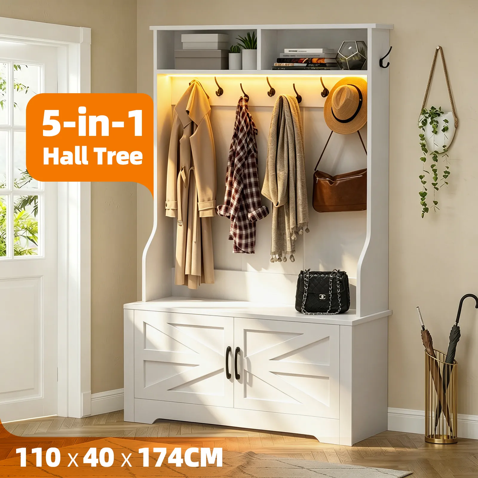 Coat Rack Shoe Cabinet