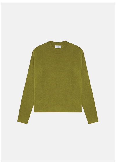 Jac + Jack Brume Brushed Cashmere Sweater - Dark Pilla