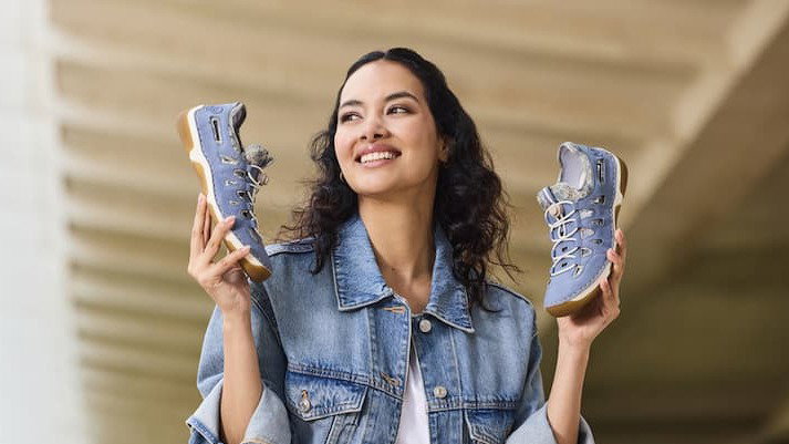 blue Rieker shoes