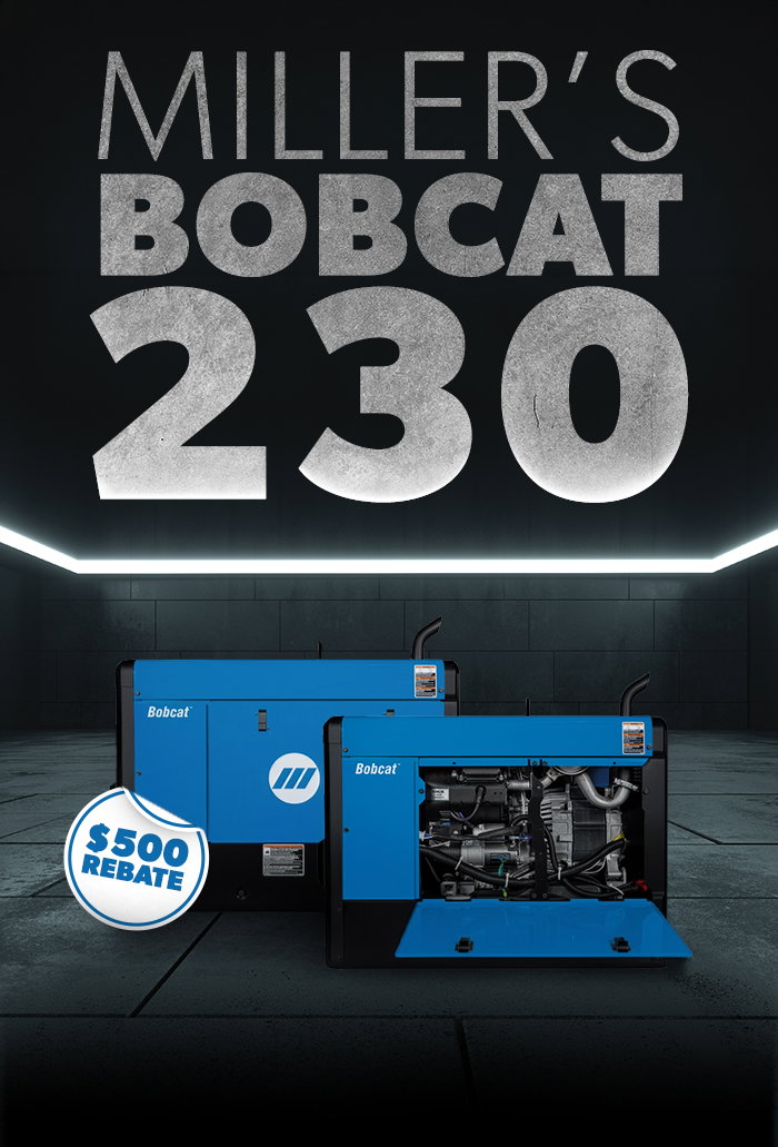 Miller's Bobcat 230 Engine-Driven Welder