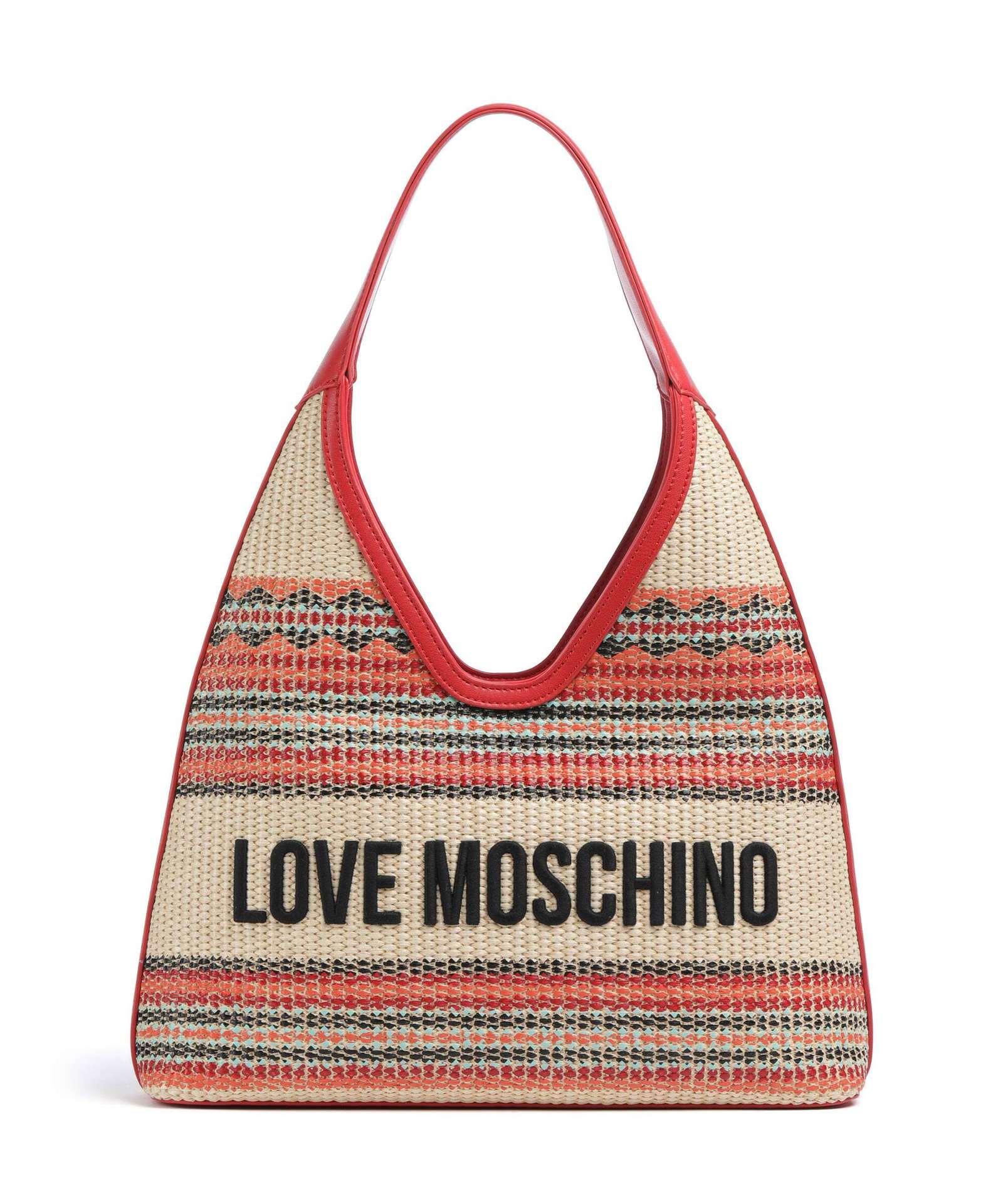 Love Moschino Sunset Stripes Hobo bag polypropylene, polyester, imitation leather