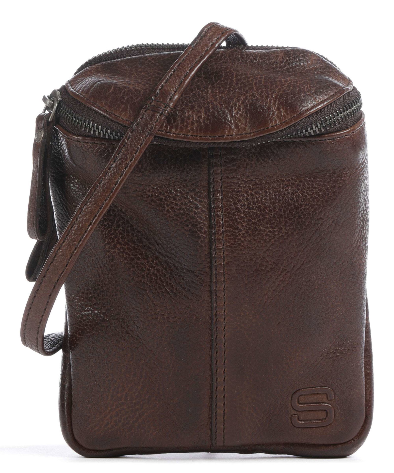 Spikes & Sparrow Apache Phone bag fine grain leather