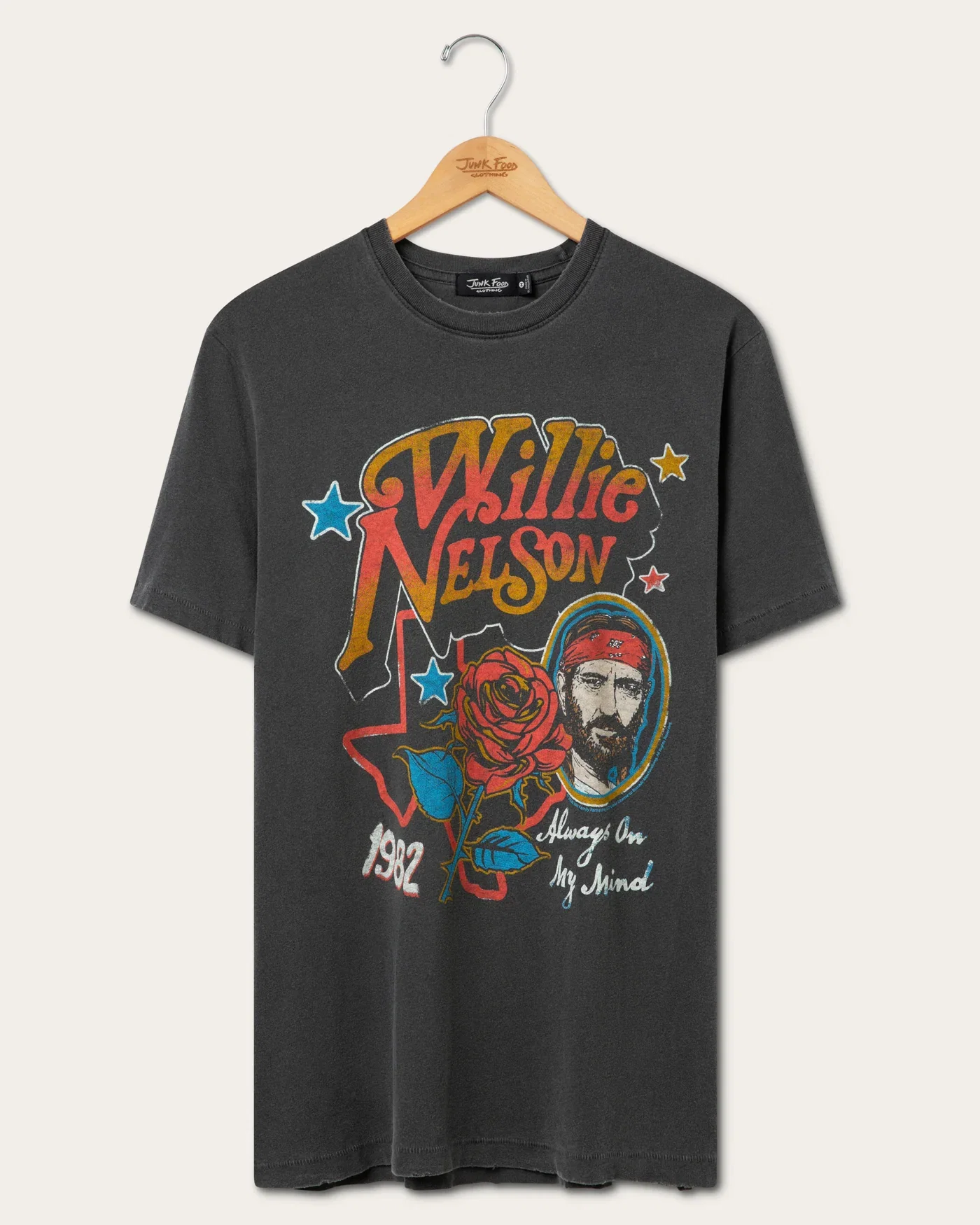 Image of Willie Nelson Always On My Mind Vintage Tee