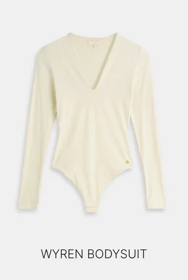 JV-WYREN slim fit body - cloud white