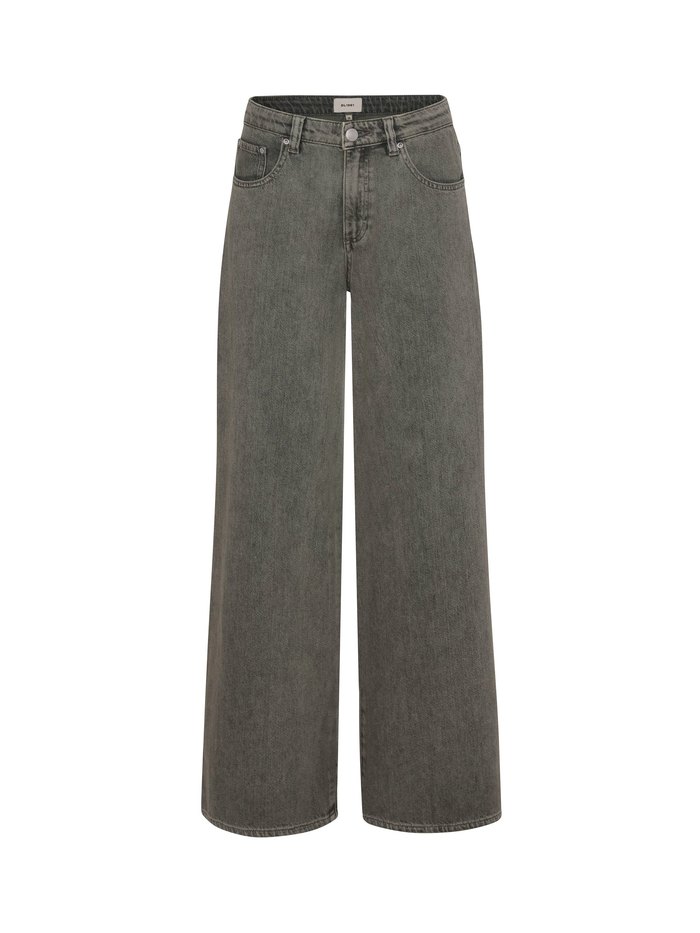 Alex Baggy Wide Leg in Character Green Aura