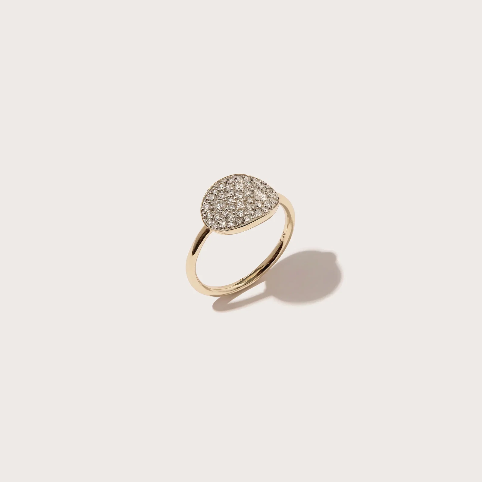 Image of Diamond Signet Ring (Pre-Order)