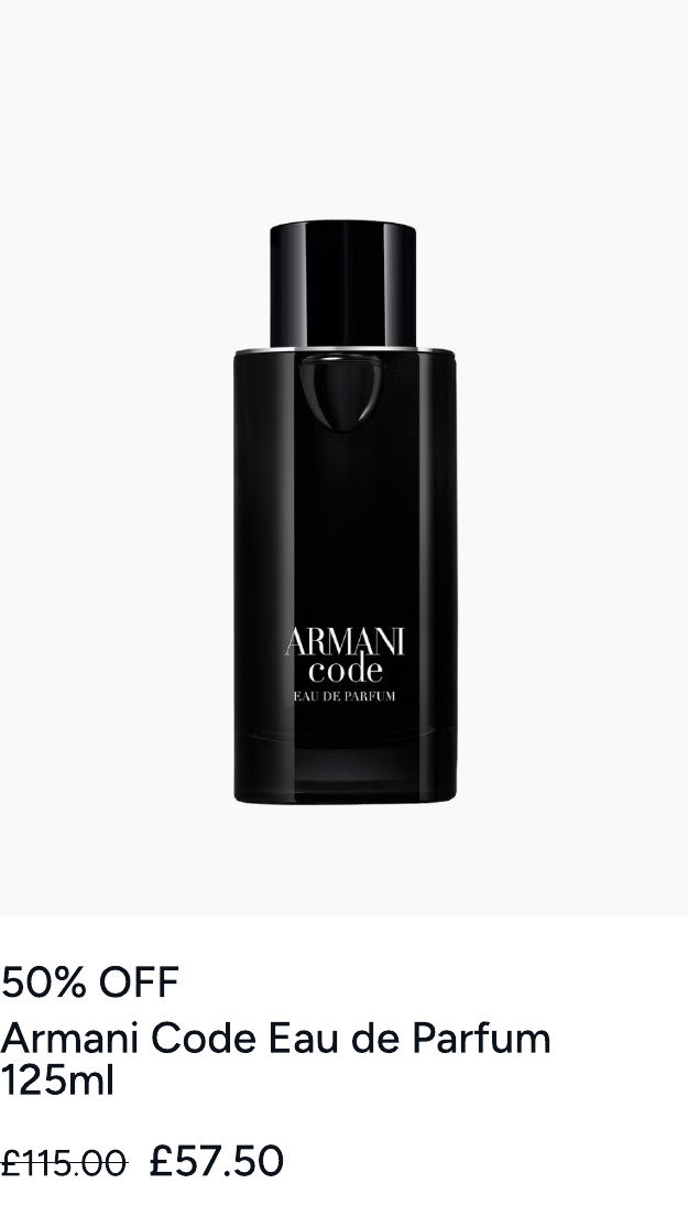 Armani Code Eau de Parfum 125ml