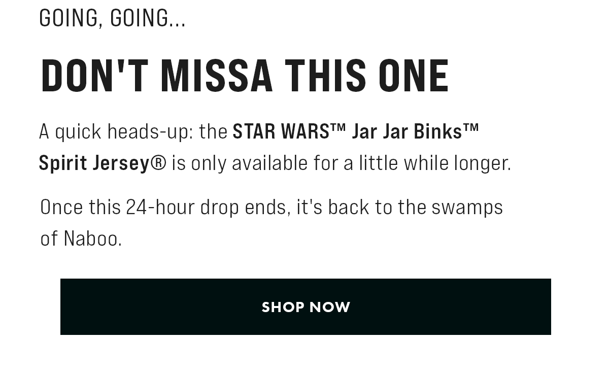 Jar Jar Binks Spirit Jersey 