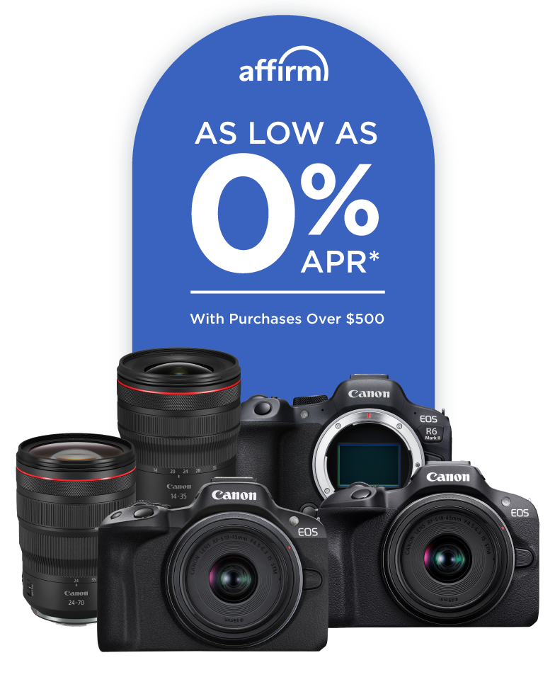affirm AS LOW AS 0% APR* With Purchases Over $500