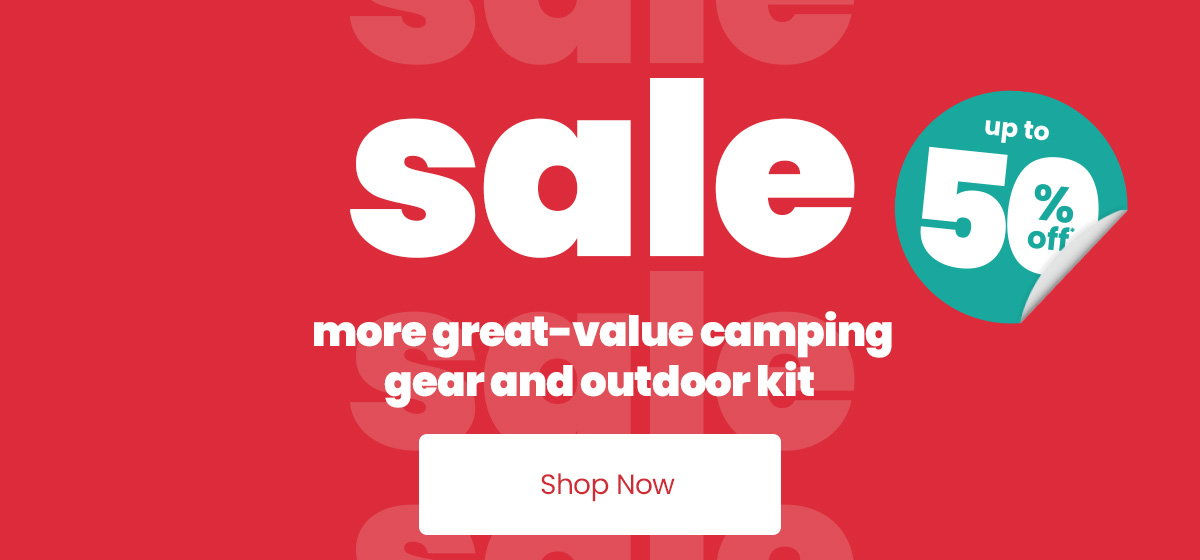 Sale: more great-value camping gear and outdoor kit