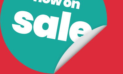 now on sale sticker graphic