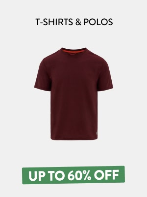 T-Shirts & Polos UP TO 60% OFF