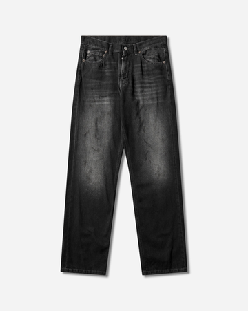 Men's Straight-Leg Jeans Black