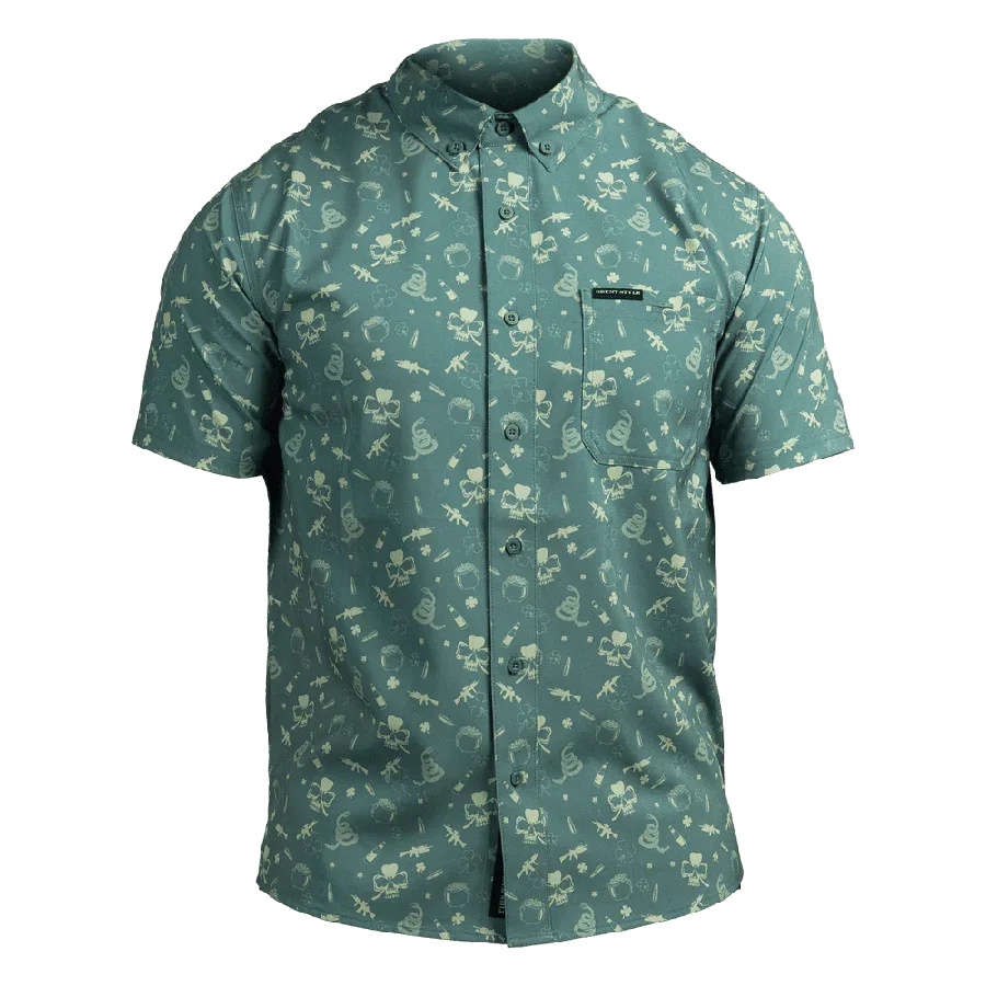 Image of Men's Commander Button Down - Locked & Lucky