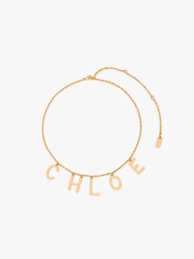 The Chloé Letters necklace