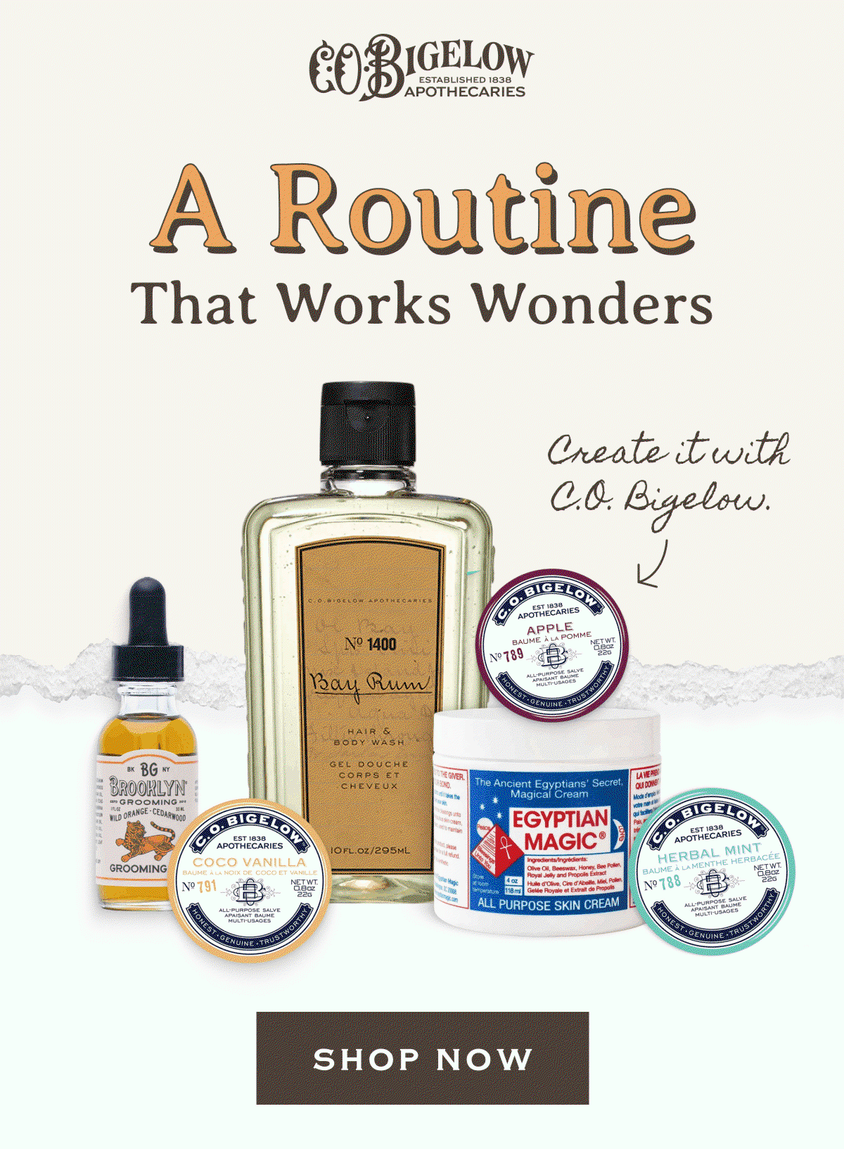 A Routine That Works Wonders | Create it with C.O. Bigelow. | SHOP NOW