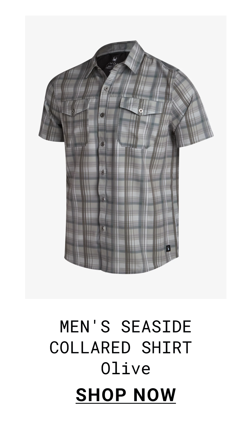 Men's Seaside Collared Shirt - Olive