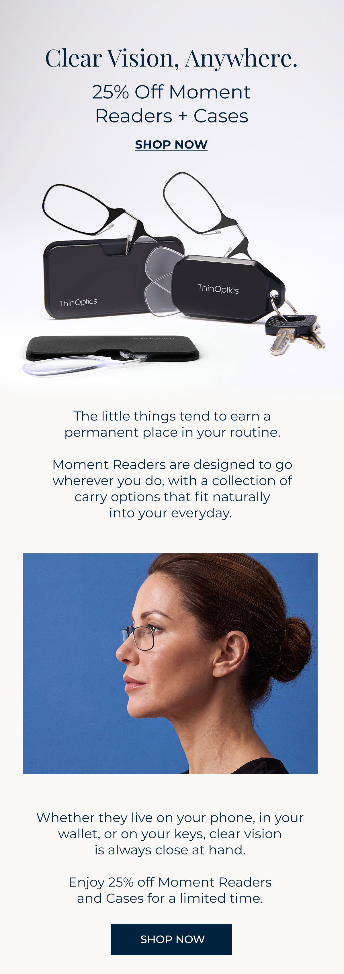 25% Off Moment Readers + Cases