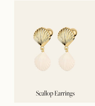 Scallop Earrings