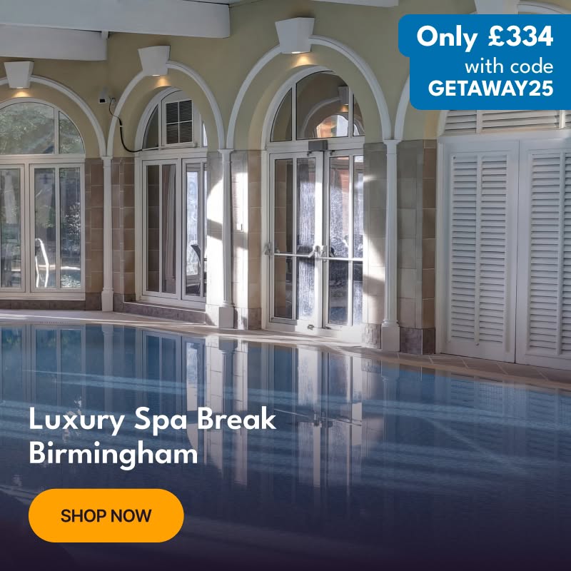 Luxury Spa Hotel Break for Two Birmingham