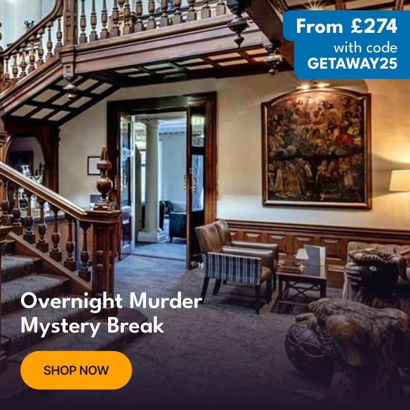 Murder Mystery Overnight Stay for Two