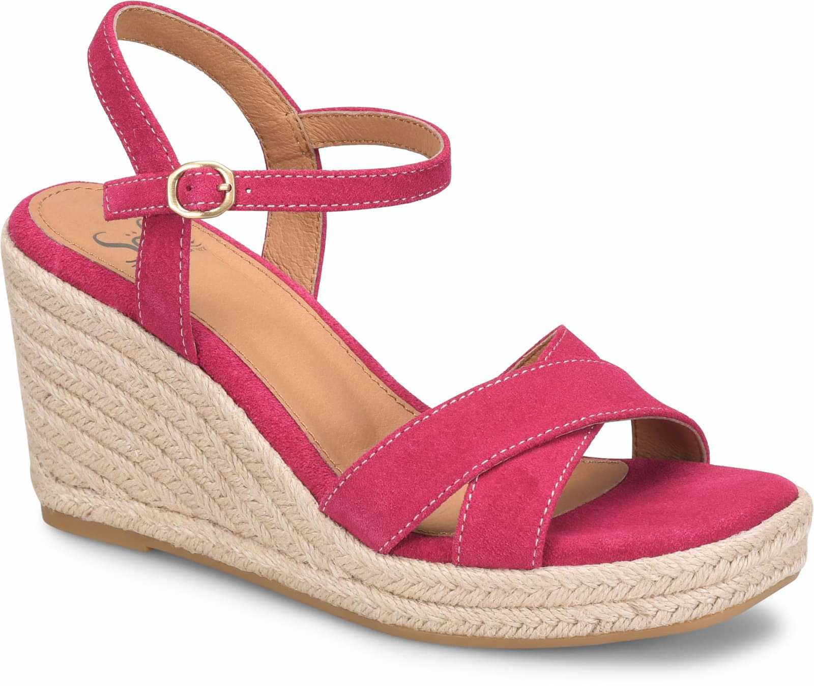 Söfft Neely wedge in azalea pink
