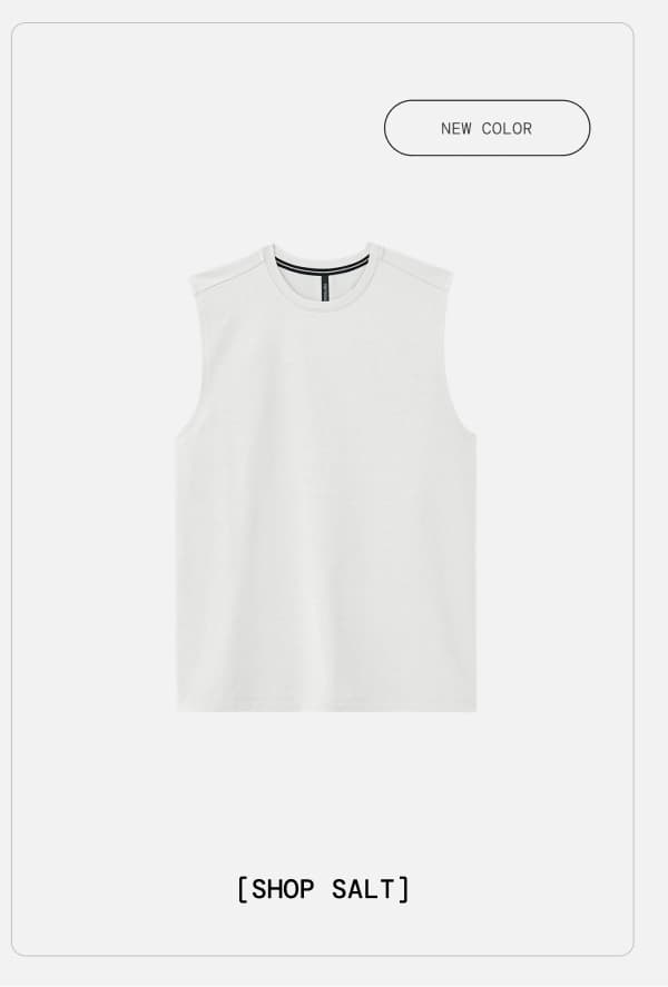 Shop Salt White Output Muscle Tee