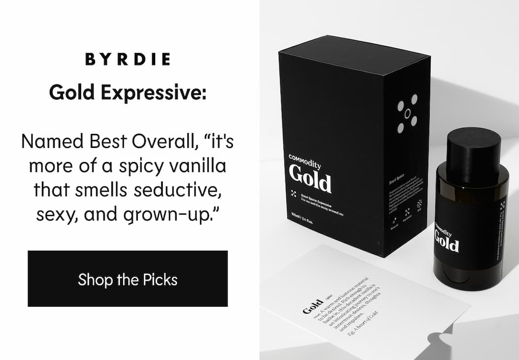 BYRDIE Gold Expressive: Named Best Overall, It's more of a spicy vanilla that smells seductive, sexy, and grown-up | Shop the Pick