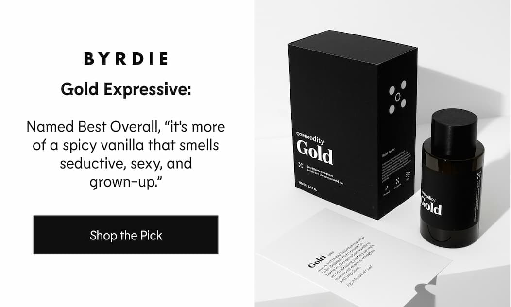 BYRDIE Gold Expressive: Named Best Overall, It's more of a spicy vanilla that smells seductive, sexy, and grown-up | Shop the Pick