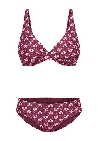 Batik Bloom Wrap Front
