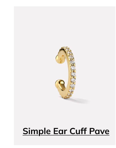 Simple Ear Cuff Pave Simple Ear Cuff Pave