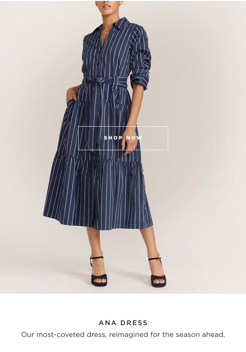 Introducing Our New Hartford Stripe featuring the Ana Dress