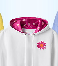 Summer Bloom Graphic Hoodie