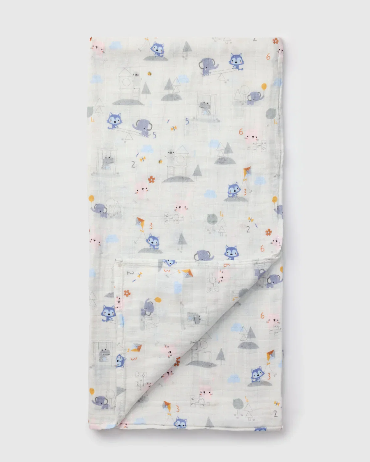 Image of Muslin Swaddle - Mini Mathletes