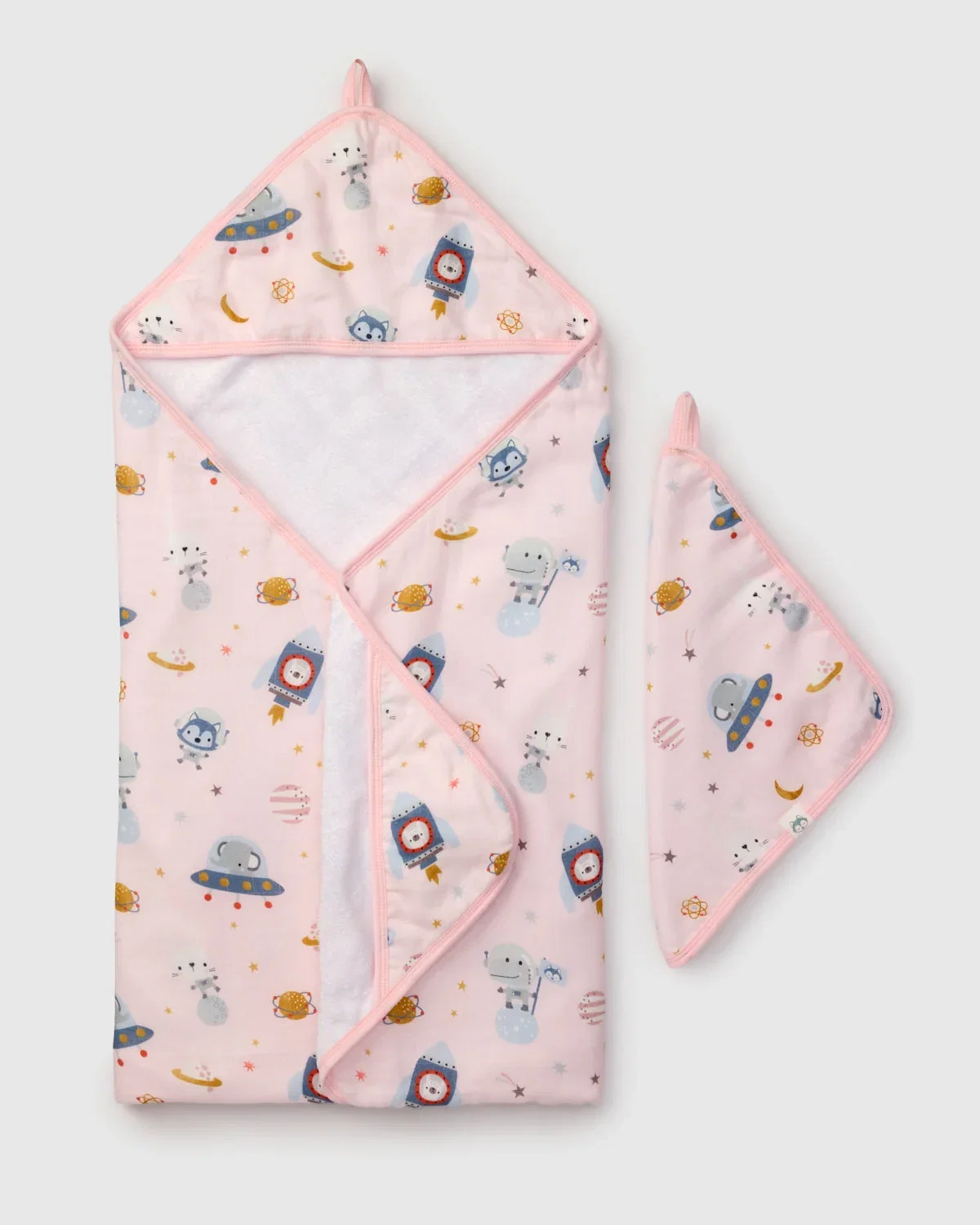 Image of Hooded Towel Set - Astro Explorers