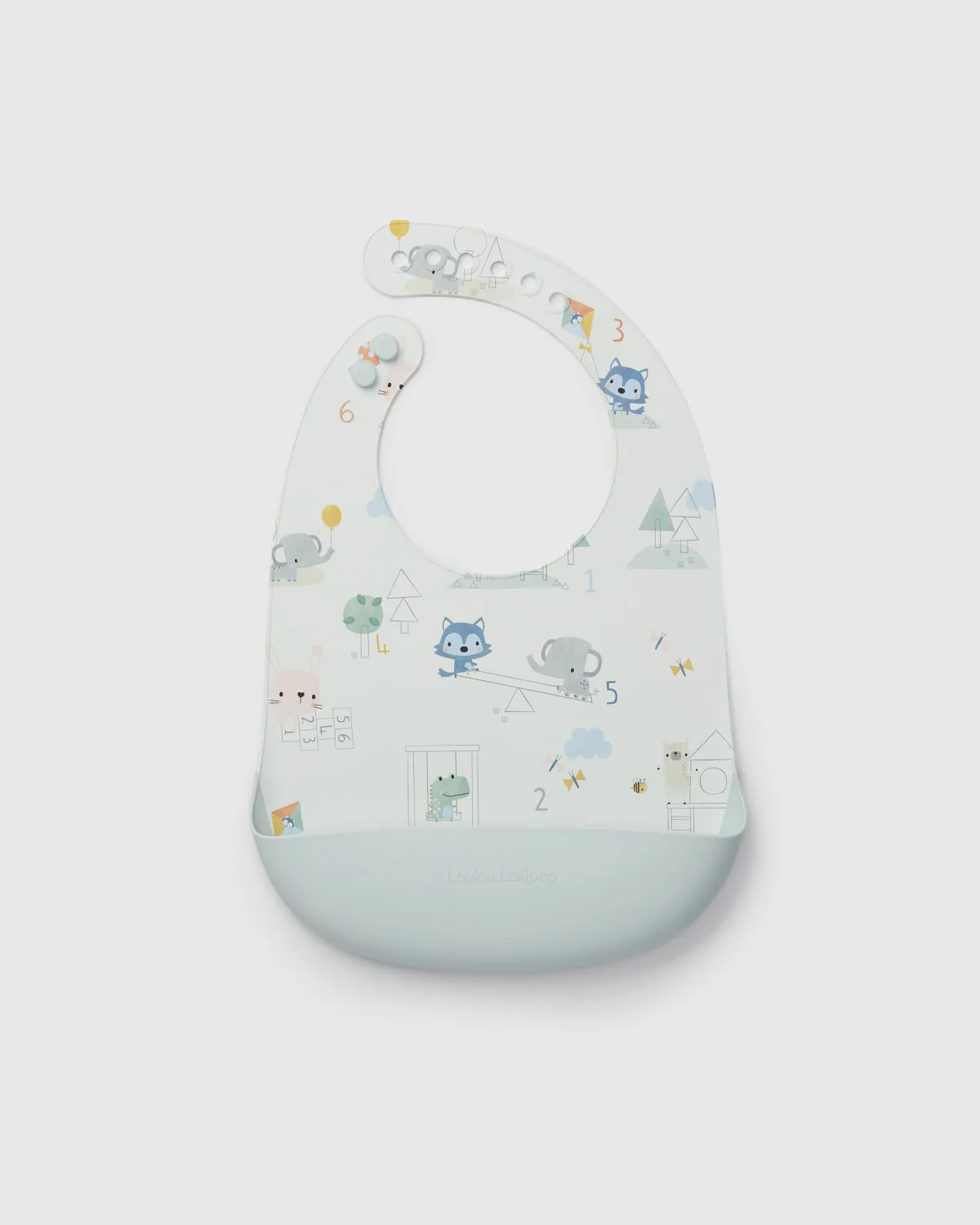 Image of Silicone Bib Printed - Mini Mathletes