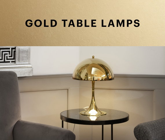 Gold Table Lamps