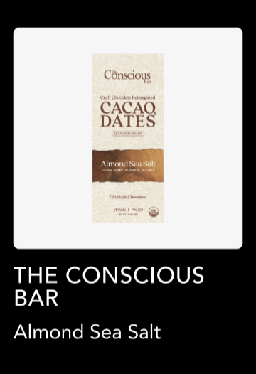 The Conscious Bar Almond Sea Salt