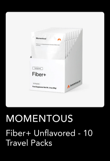Momentous Fiber+ Unflavored - 10 Travel Packs