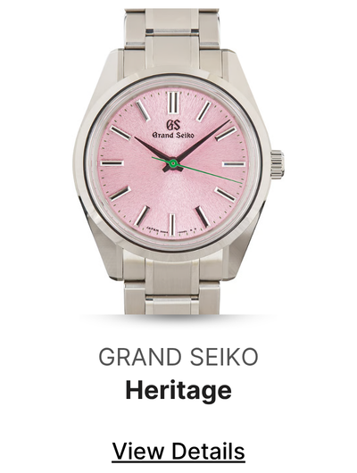 Pre-Owned Grand Seiko Heritage Collection Ref SBGW313 Pink Dial USA exclusive
